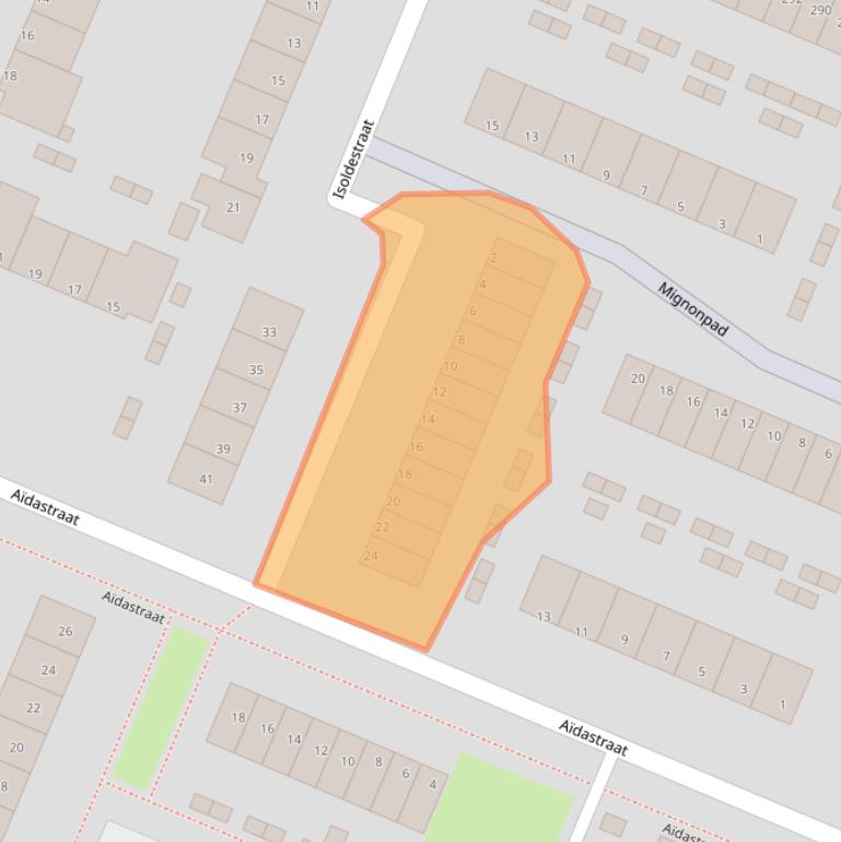 Kaart van postcodegebied 3194VG.