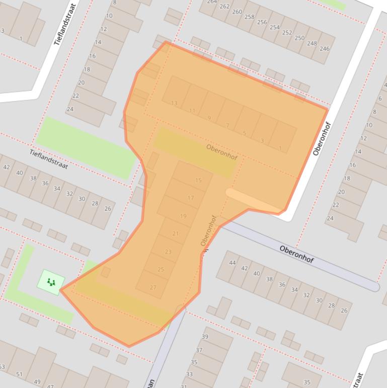 Kaart van postcodegebied 3194VL.