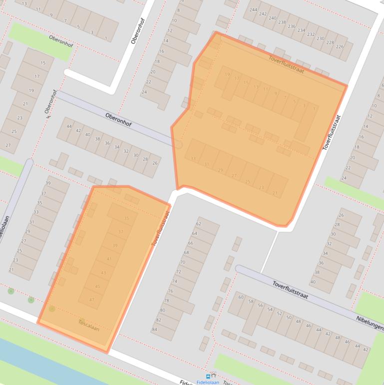 Kaart van postcodegebied 3194VS.