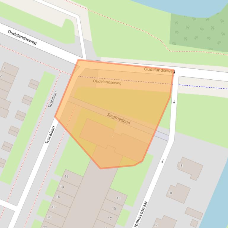 Kaart van postcodegebied 3194VW.