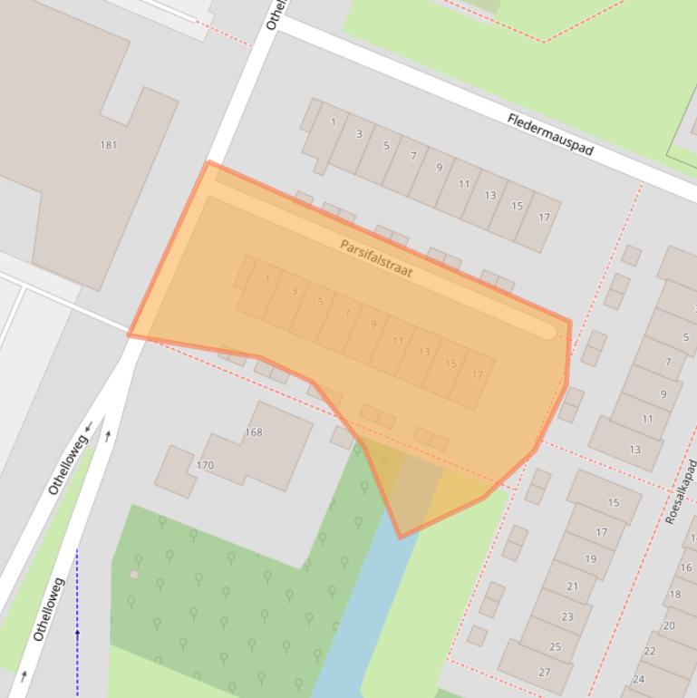 Kaart van postcodegebied 3194WD.