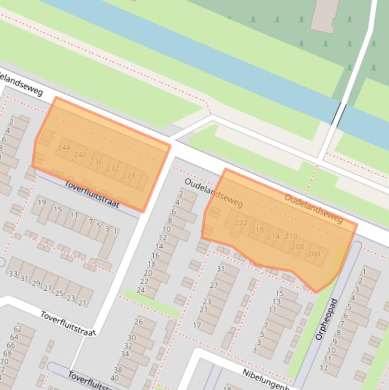 Kaart van postcodegebied 3194XB.