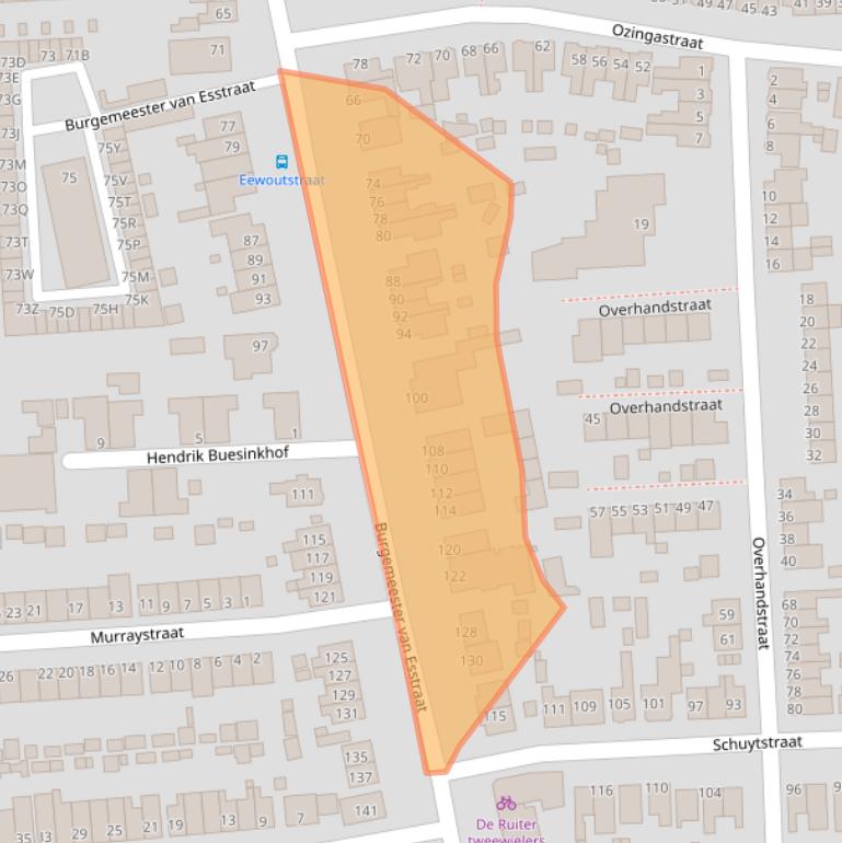Kaart van postcodegebied 3195AH.
