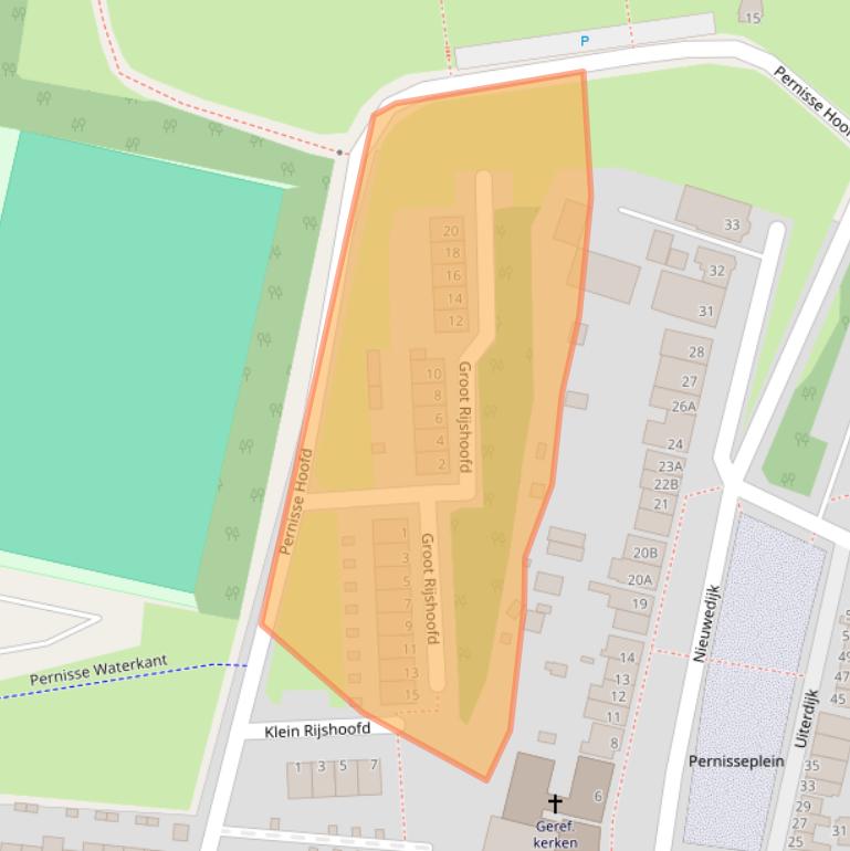 Kaart van postcodegebied 3195GB.