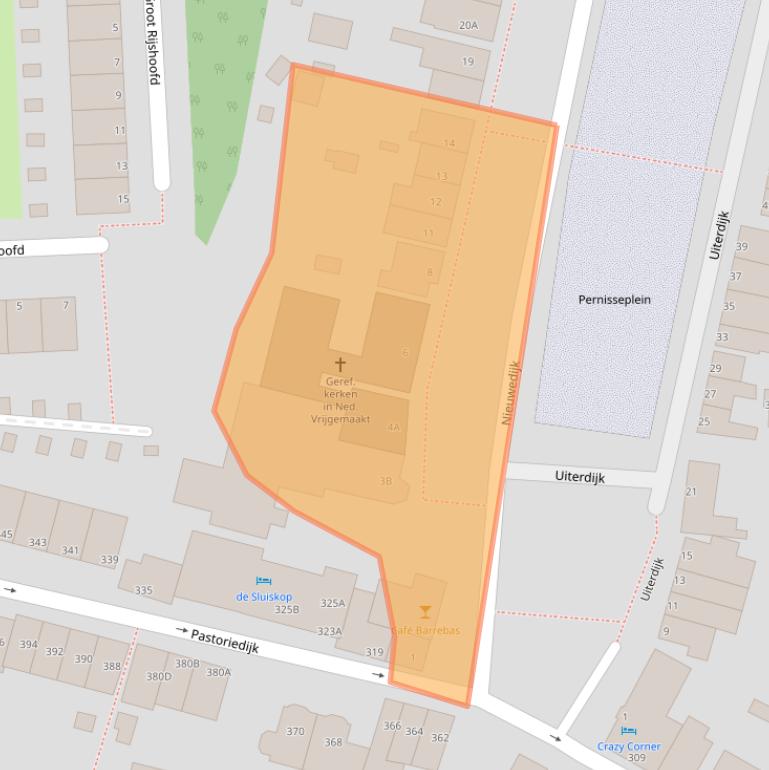 Kaart van postcodegebied 3195GD.