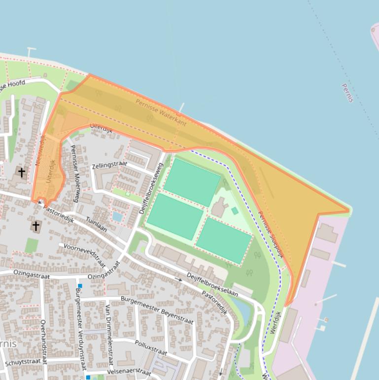 Kaart van postcodegebied 3195GK.