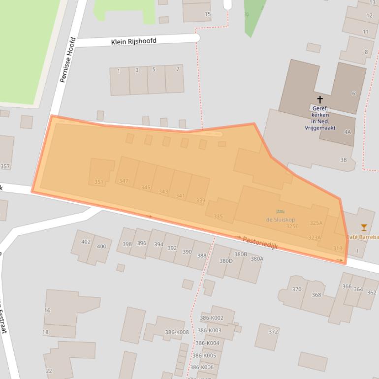 Kaart van postcodegebied 3195HD.