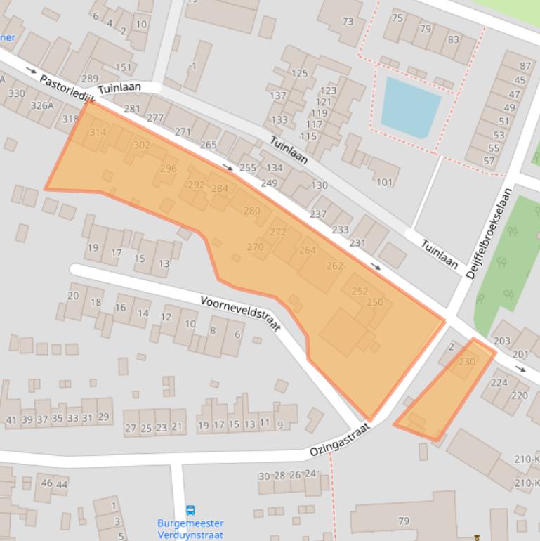 Kaart van postcodegebied 3195HL.