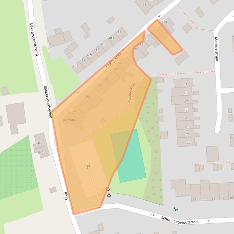 Kaart van postcodegebied 3195HS.