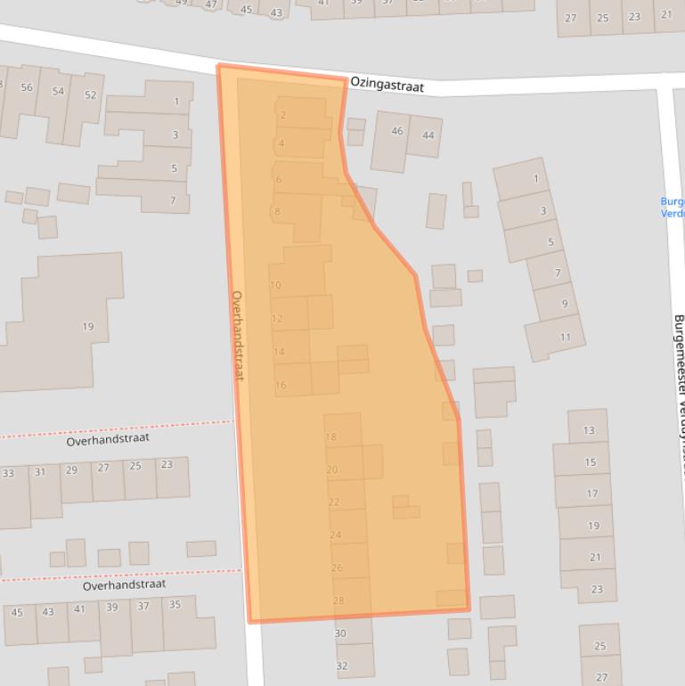 Kaart van postcodegebied 3195SG.