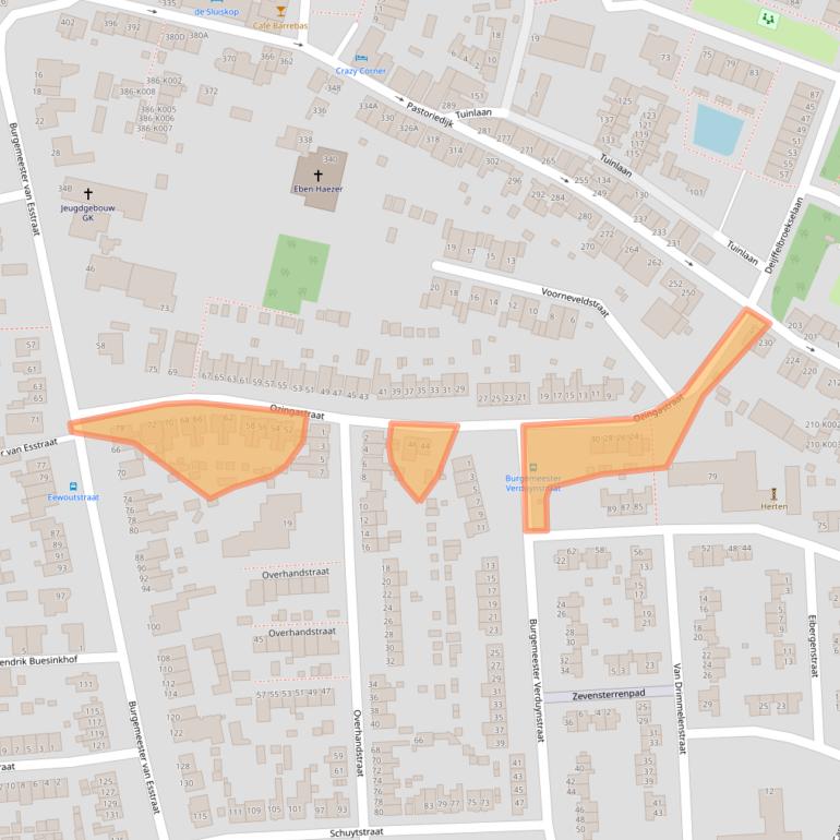 Kaart van postcodegebied 3195SL.