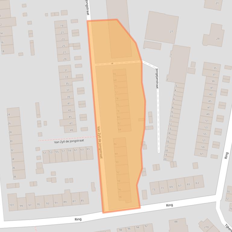 Kaart van postcodegebied 3195TP.