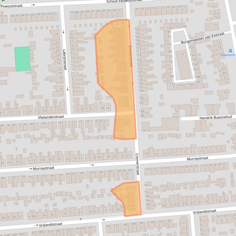 Kaart van postcodegebied 3195VA.
