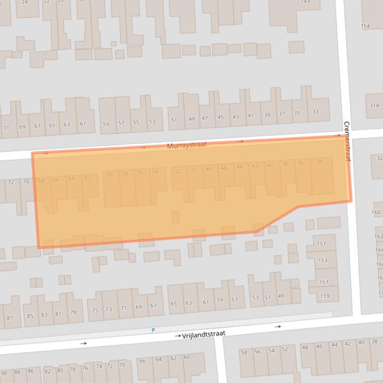 Kaart van postcodegebied 3195VK.