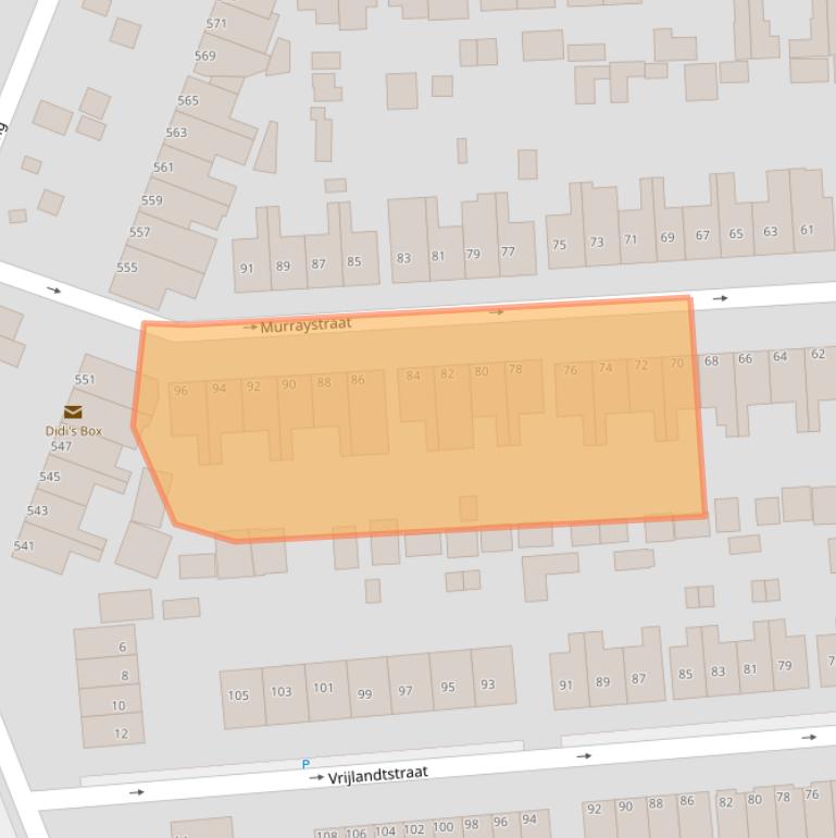 Kaart van postcodegebied 3195VL.