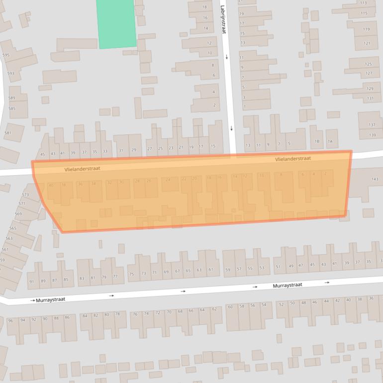 Kaart van postcodegebied 3195VN.