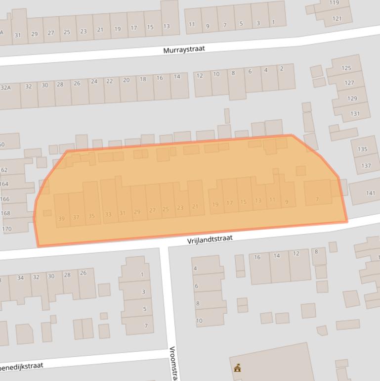 Kaart van postcodegebied 3195VR.