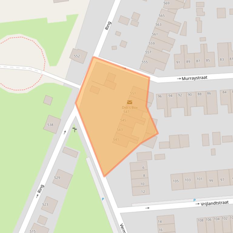 Kaart van postcodegebied 3195XK.