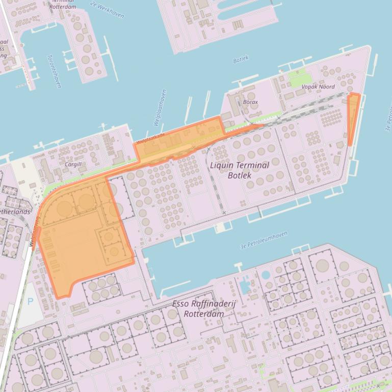 Kaart van postcodegebied 3197KR.