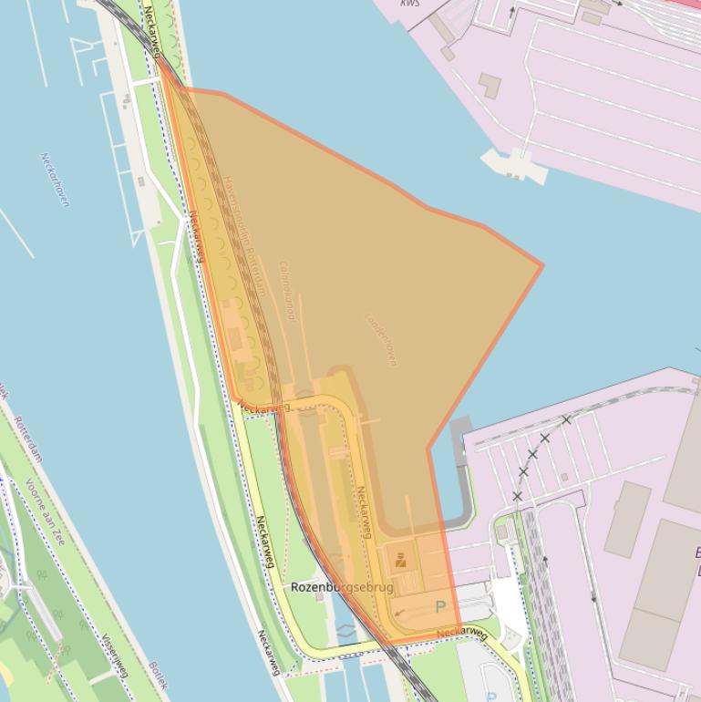 Kaart van postcodegebied 3197KX.