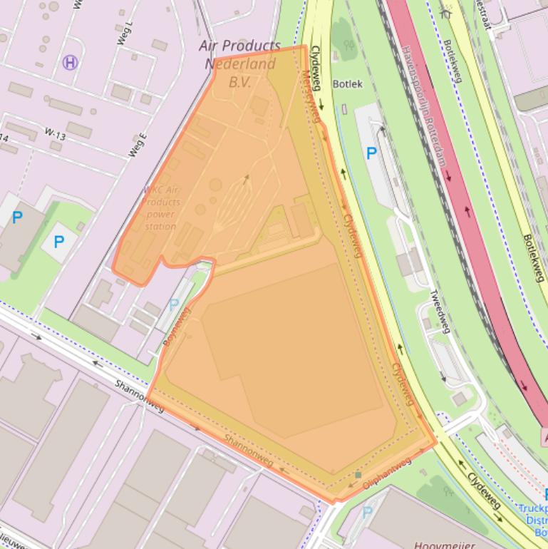 Kaart van postcodegebied 3197LK.