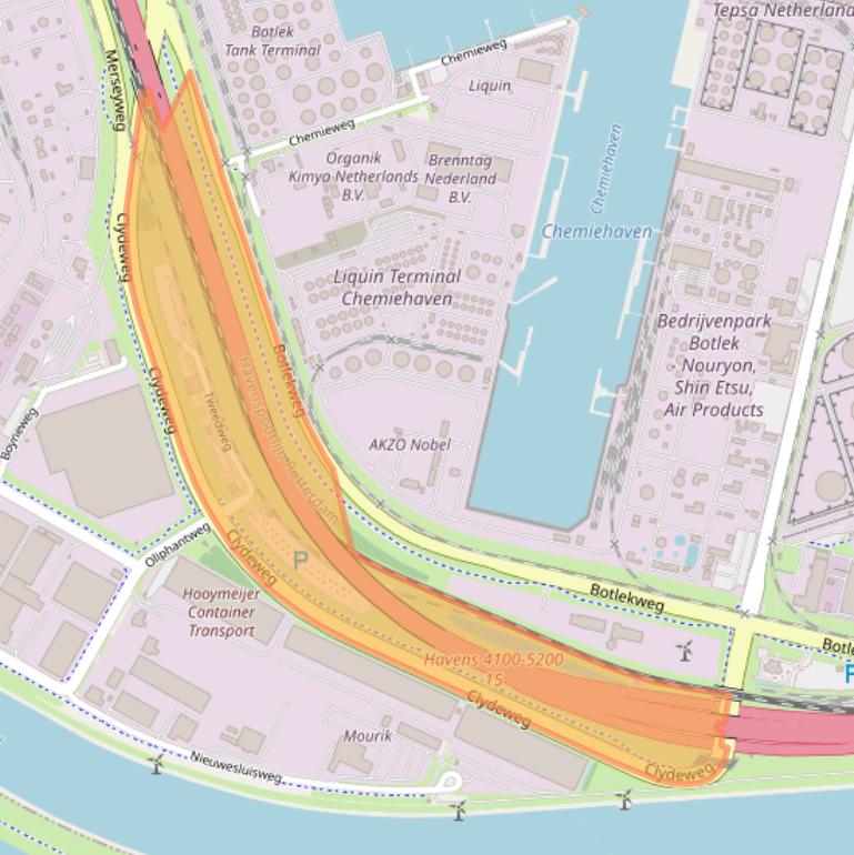 Kaart van postcodegebied 3197LM.