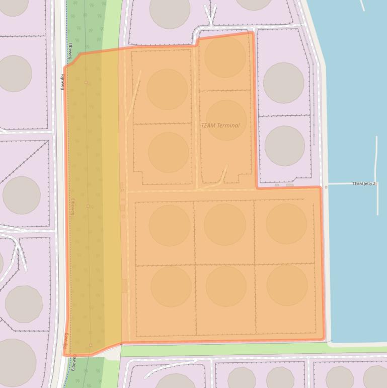 Kaart van postcodegebied 3198LL.