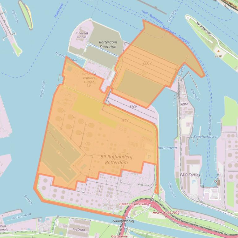 Kaart van postcodegebied 3198NB.