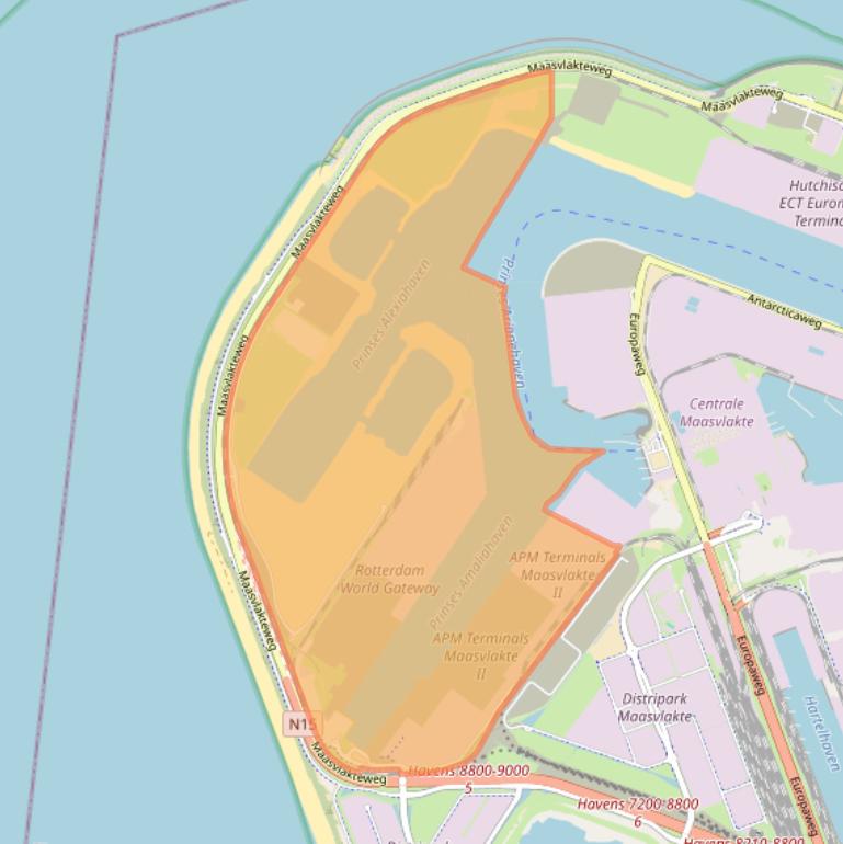 Kaart van postcodegebied 3199KD.