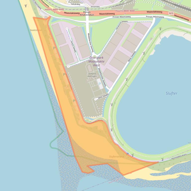 Kaart van postcodegebied 3199KE.