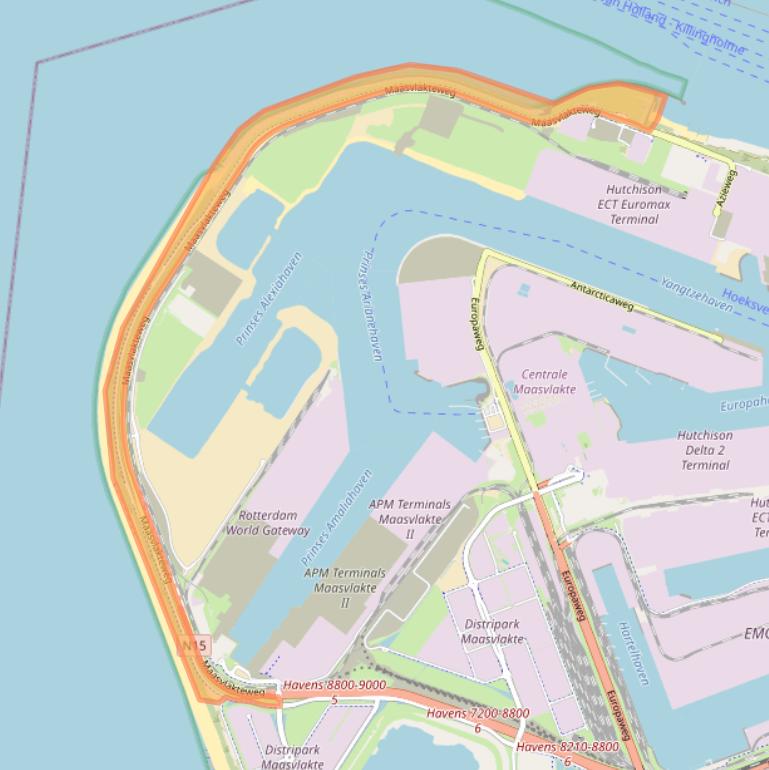 Kaart van postcodegebied 3199KG.