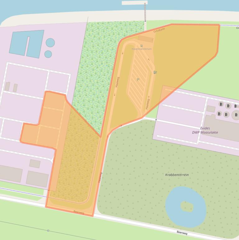 Kaart van postcodegebied 3199KK.