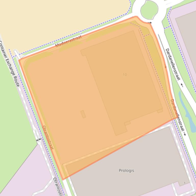 Kaart van postcodegebied 3199KR.