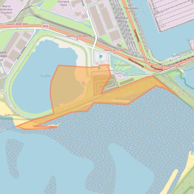 Kaart van postcodegebied 3199KX.