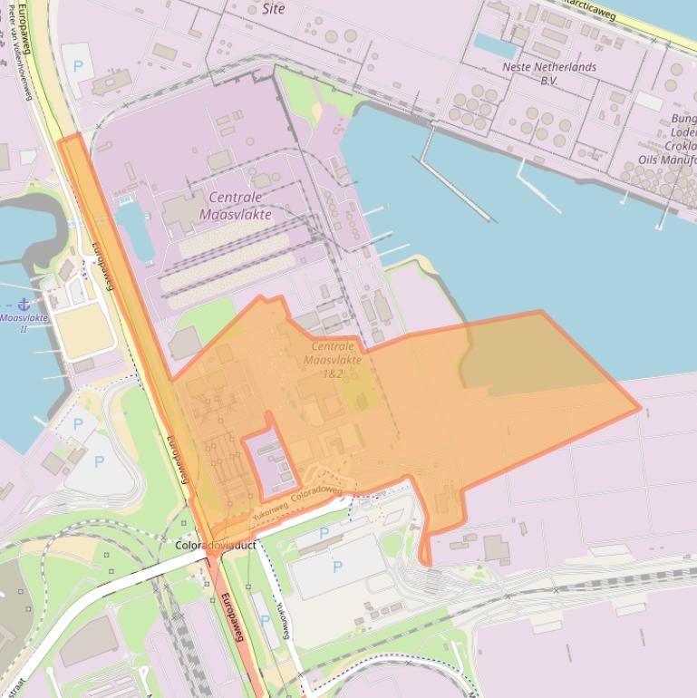 Kaart van postcodegebied 3199LA.