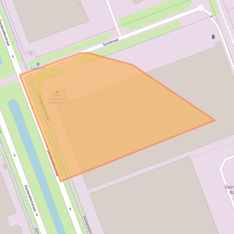 Kaart van postcodegebied 3199LW.