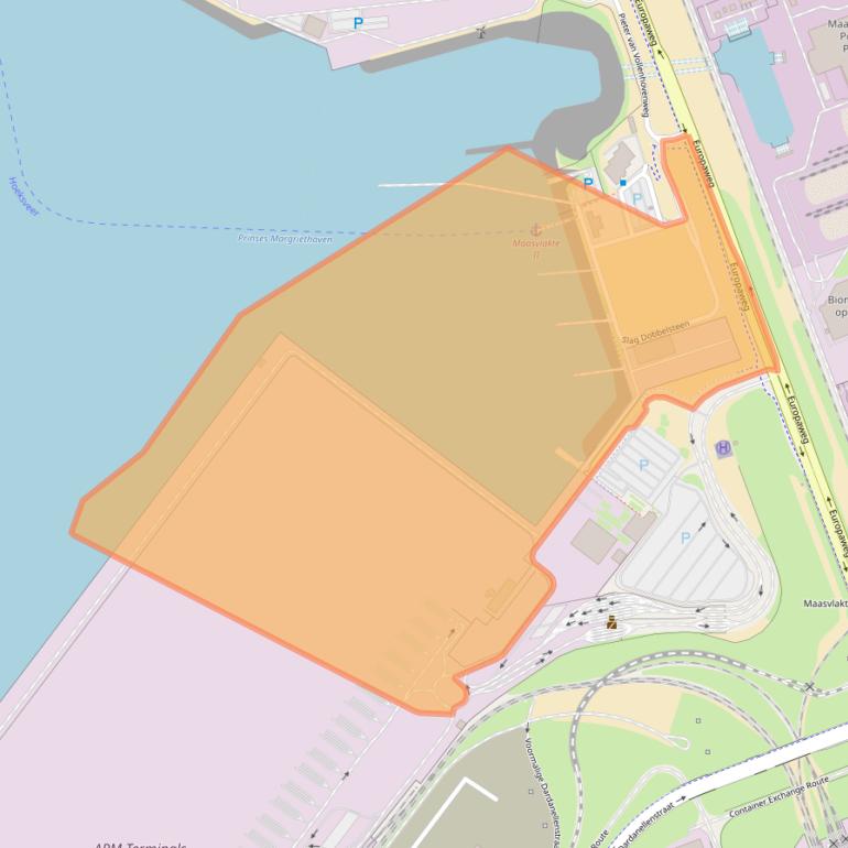 Kaart van postcodegebied 3199LX.