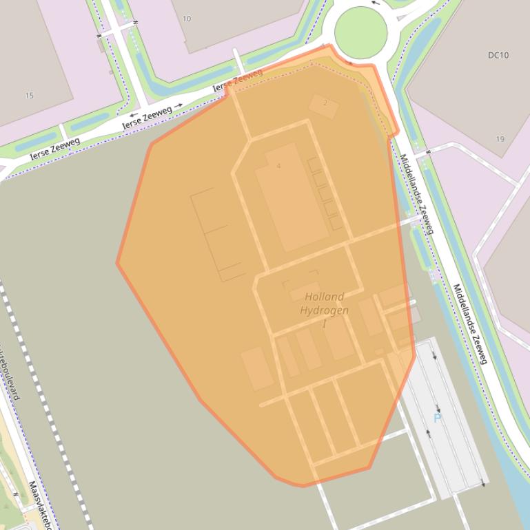 Kaart van postcodegebied 3199RB.