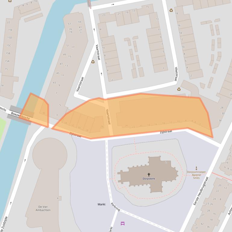 Kaart van postcodegebied 3201BP.
