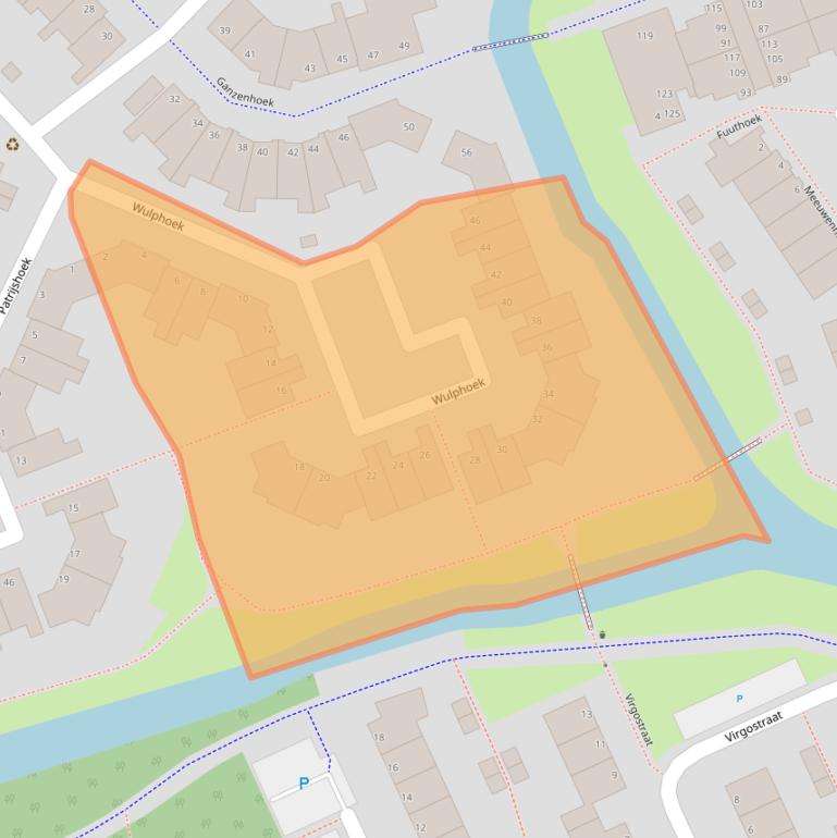 Kaart van postcodegebied 3201JP.