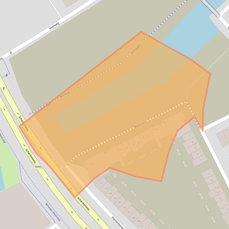 Kaart van postcodegebied 3201MM.