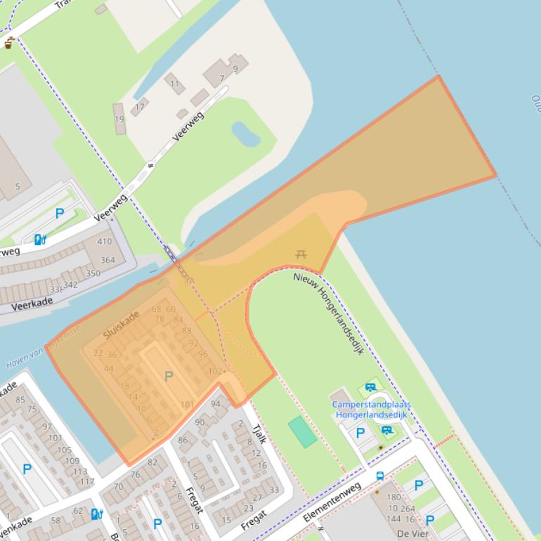 Kaart van postcodegebied 3201MP.