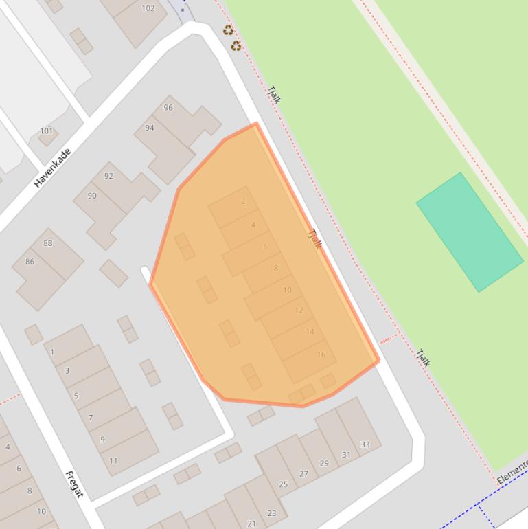 Kaart van postcodegebied 3201MR.