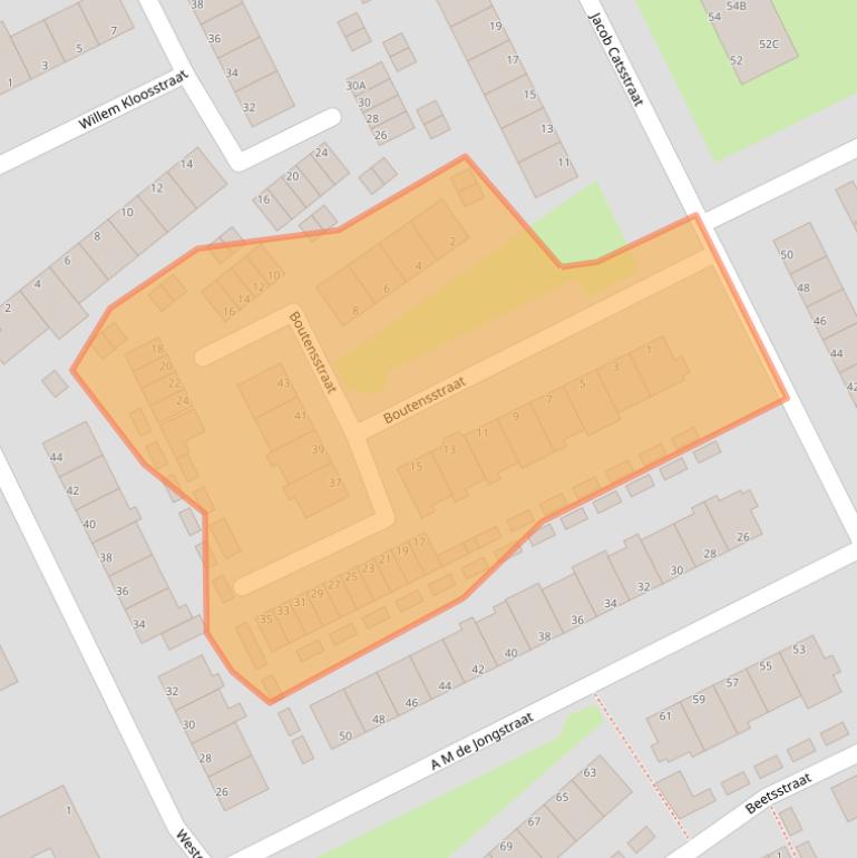 Kaart van postcodegebied 3202AG.