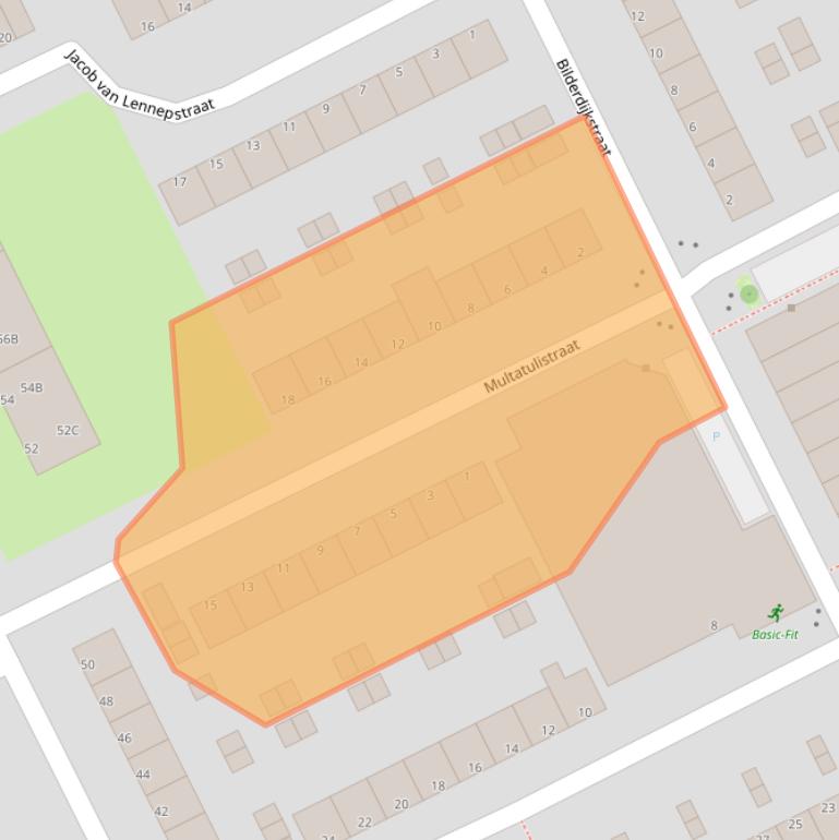 Kaart van postcodegebied 3202AP.