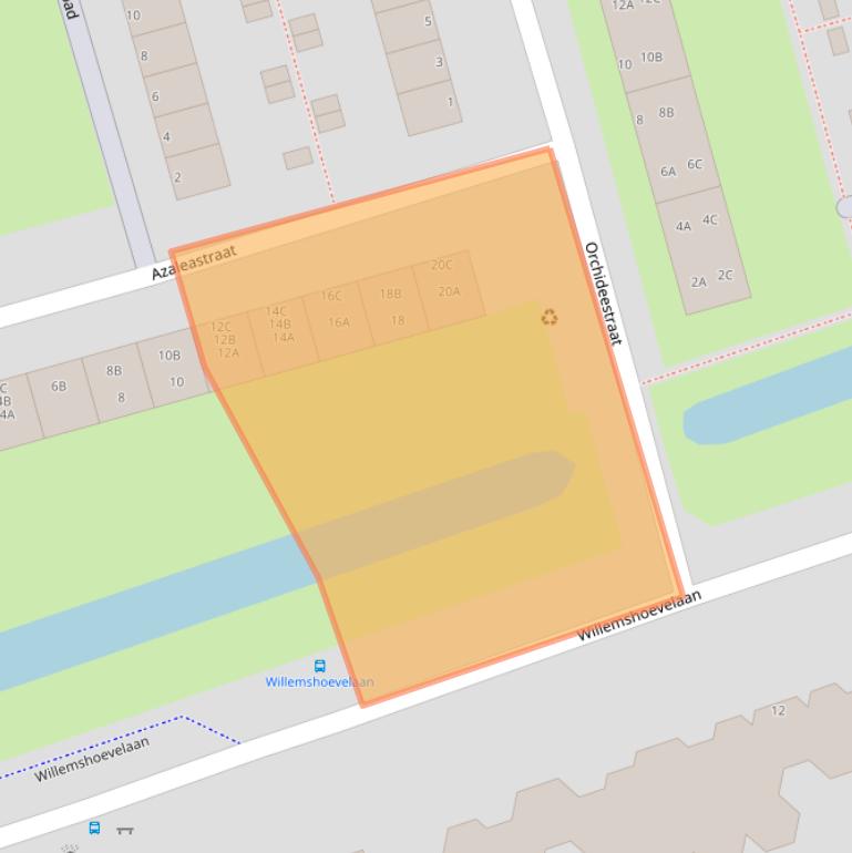 Kaart van postcodegebied 3202BB.