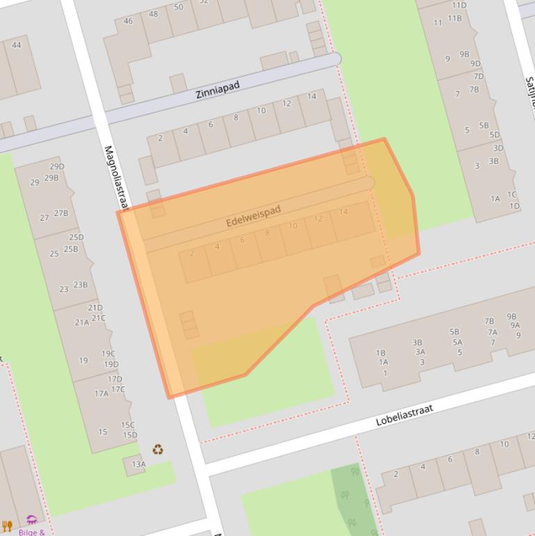 Kaart van postcodegebied 3202BG.