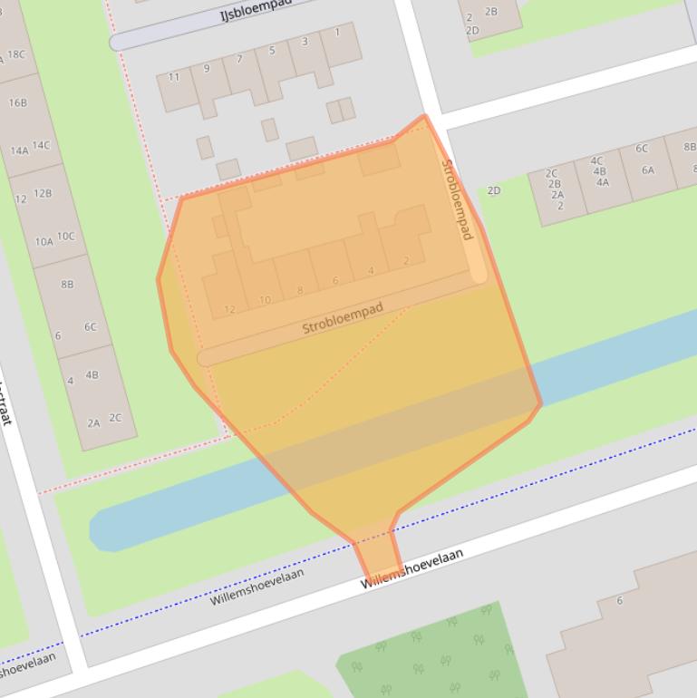 Kaart van postcodegebied 3202CG.