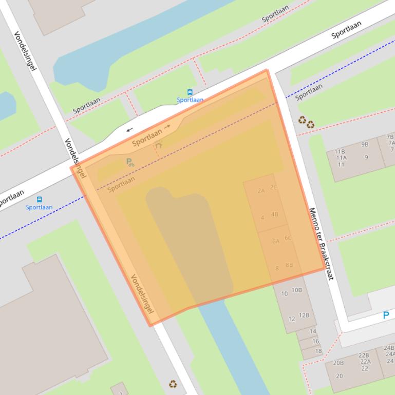 Kaart van postcodegebied 3202VM.