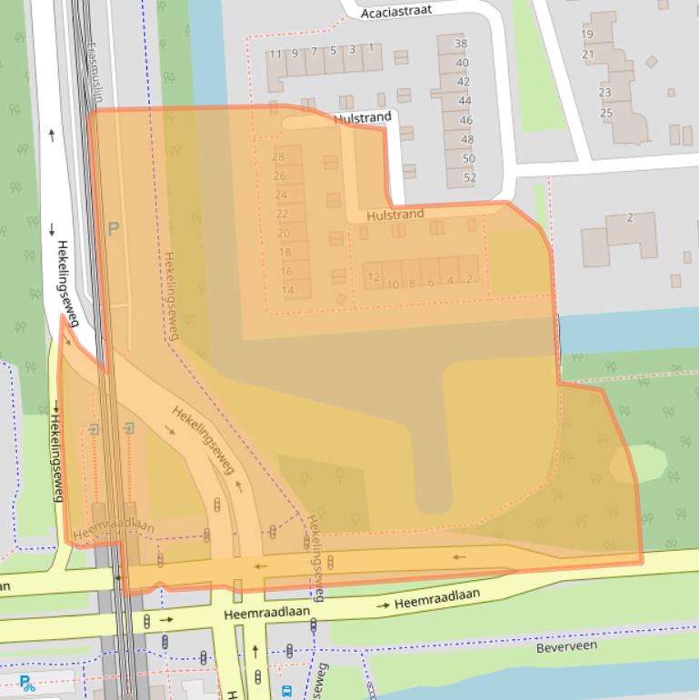 Kaart van postcodegebied 3203AN.